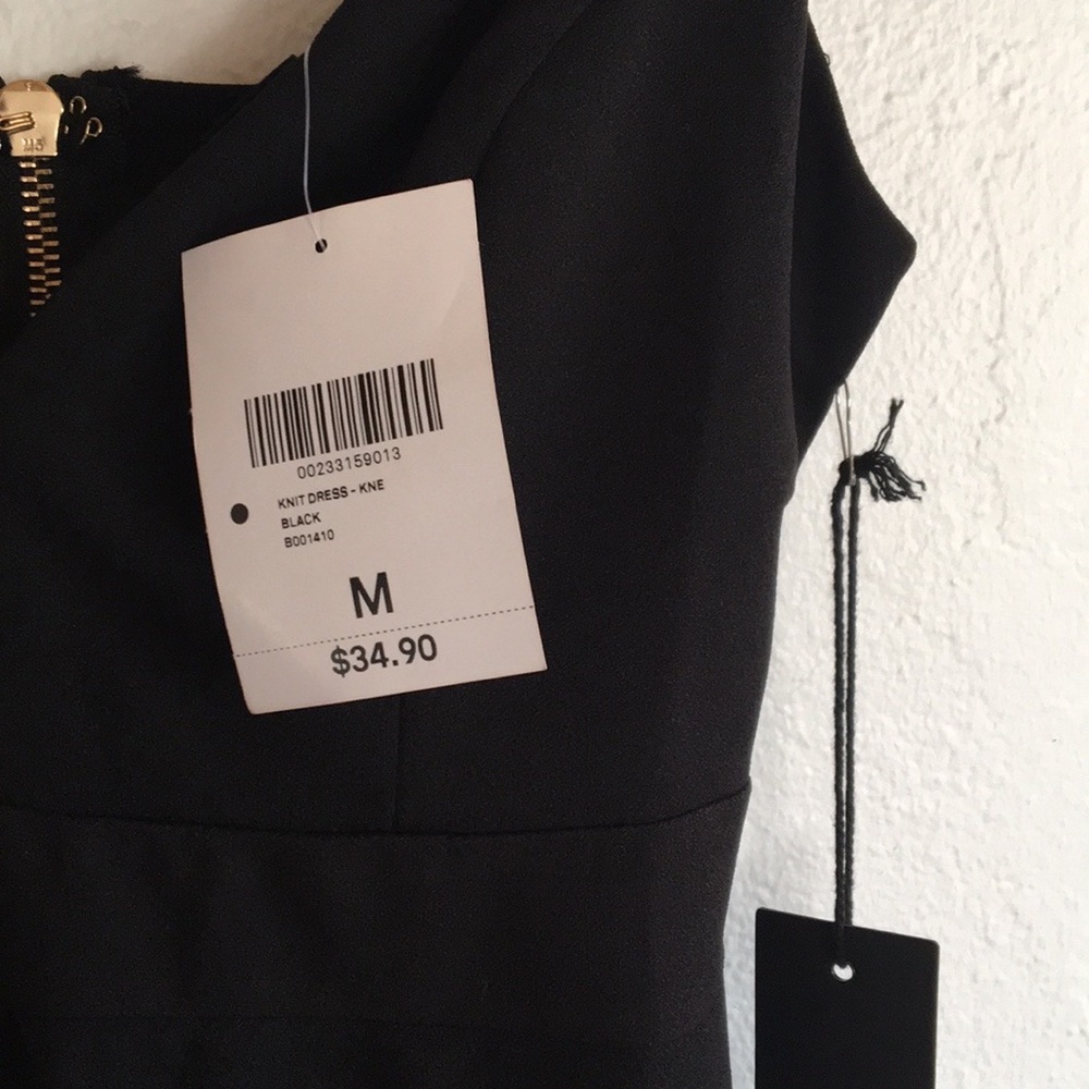 Forever 21 Black Dress with Floral Embroidery - Picture 6 of 6